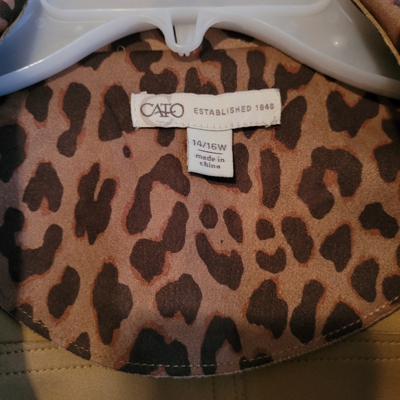 Cato's Leopard Mircosuede Jacket - Picture 12 of 12